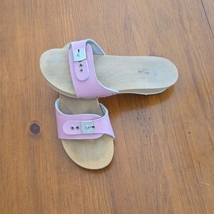 Dr Scholls Original Sandle. Pink. Size 8.